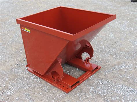 2 cy skid steer dump hopper|self dumping hopper.